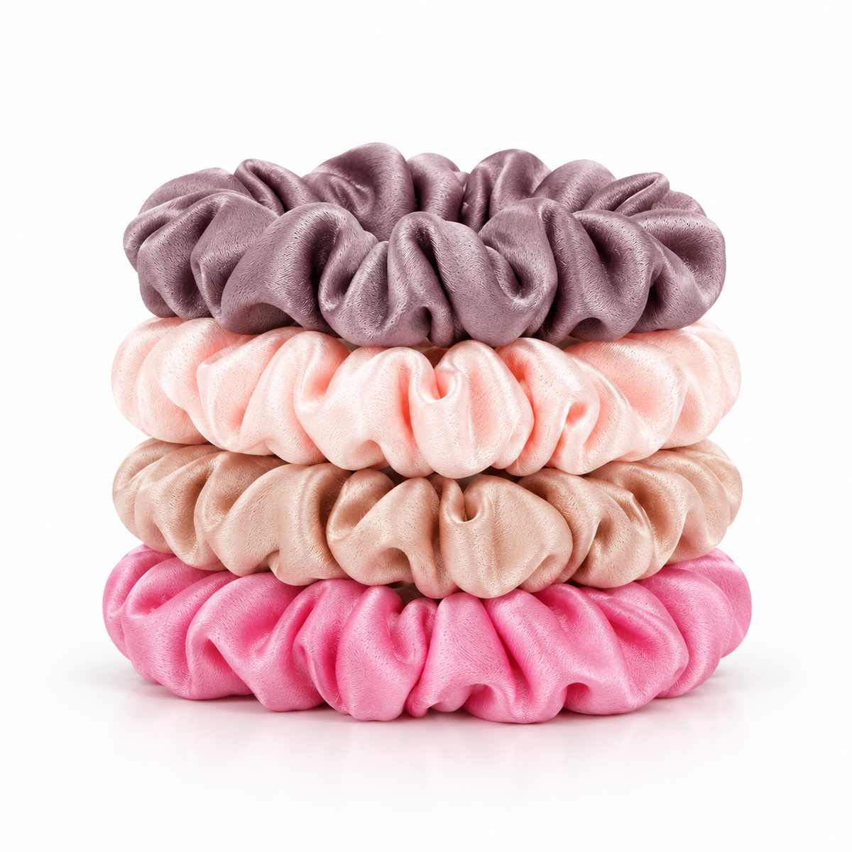 Pure Silk Scrunchies for Hair