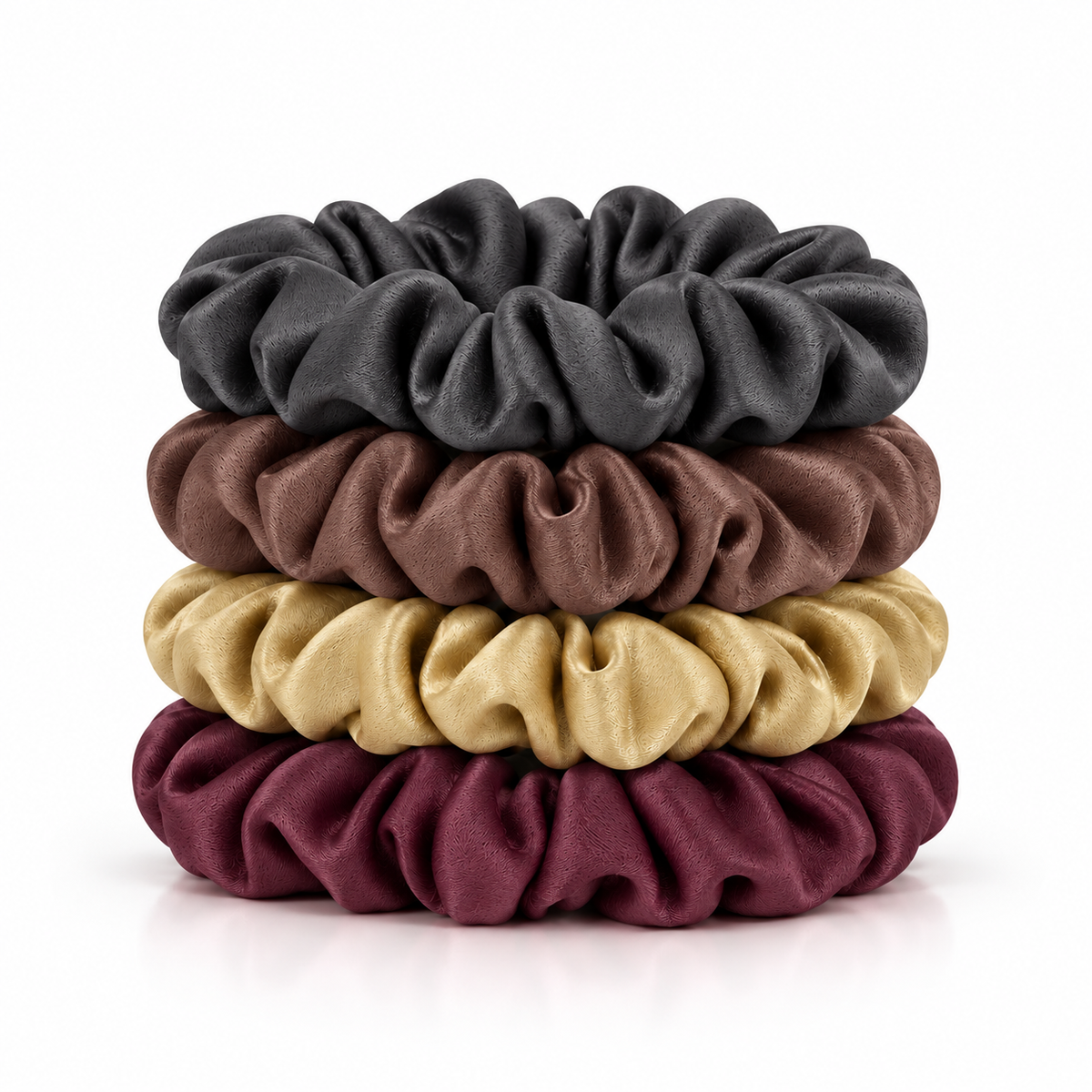 Pure Silk Scrunchies for Hair